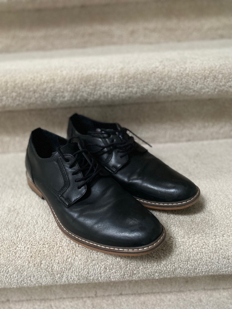 Steve Madden Leather Lace Shoe Men's Size 8.5 Ortholite Worn Once